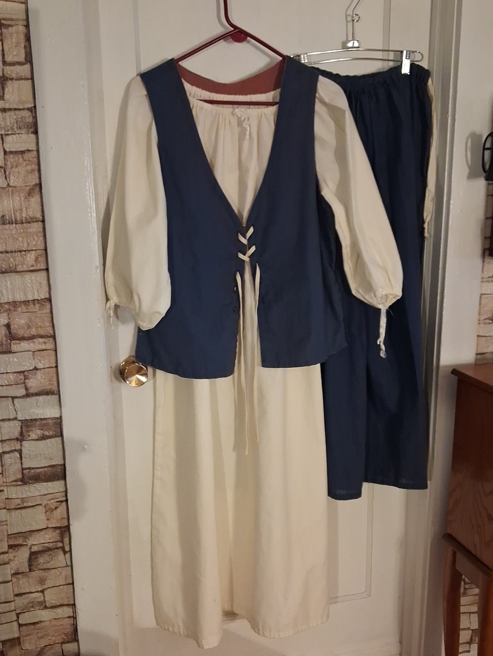 Hand Crafted Renaissance, Medieval Style Peasant Costume